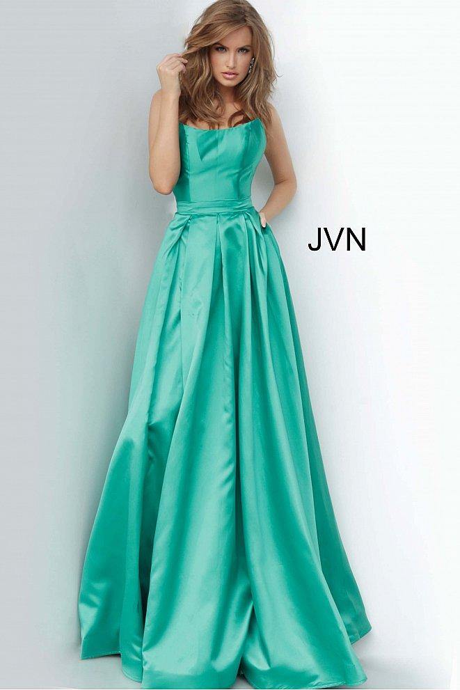 Jovani 67858 Long Pleated Prom Ball Gown