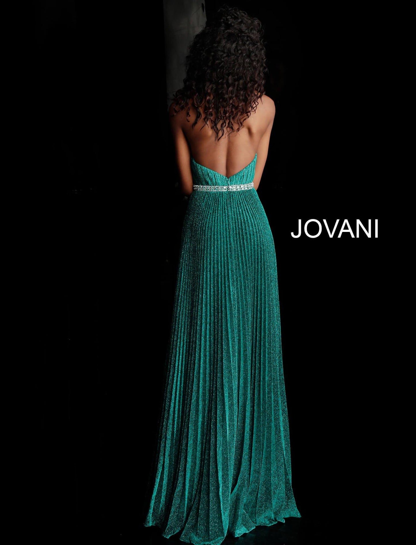 JVN by Jovani Prom Long Dress JVN68090 Emerald - The Dress Outlet Jovani