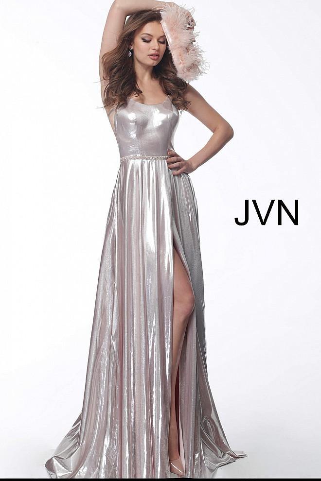 Jovani 68195 Long Halter Prom Dress