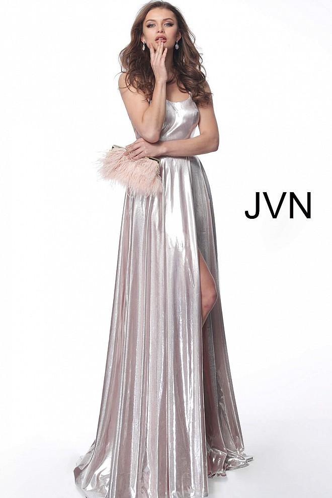 Jovani 68195 Long Halter Prom Dress