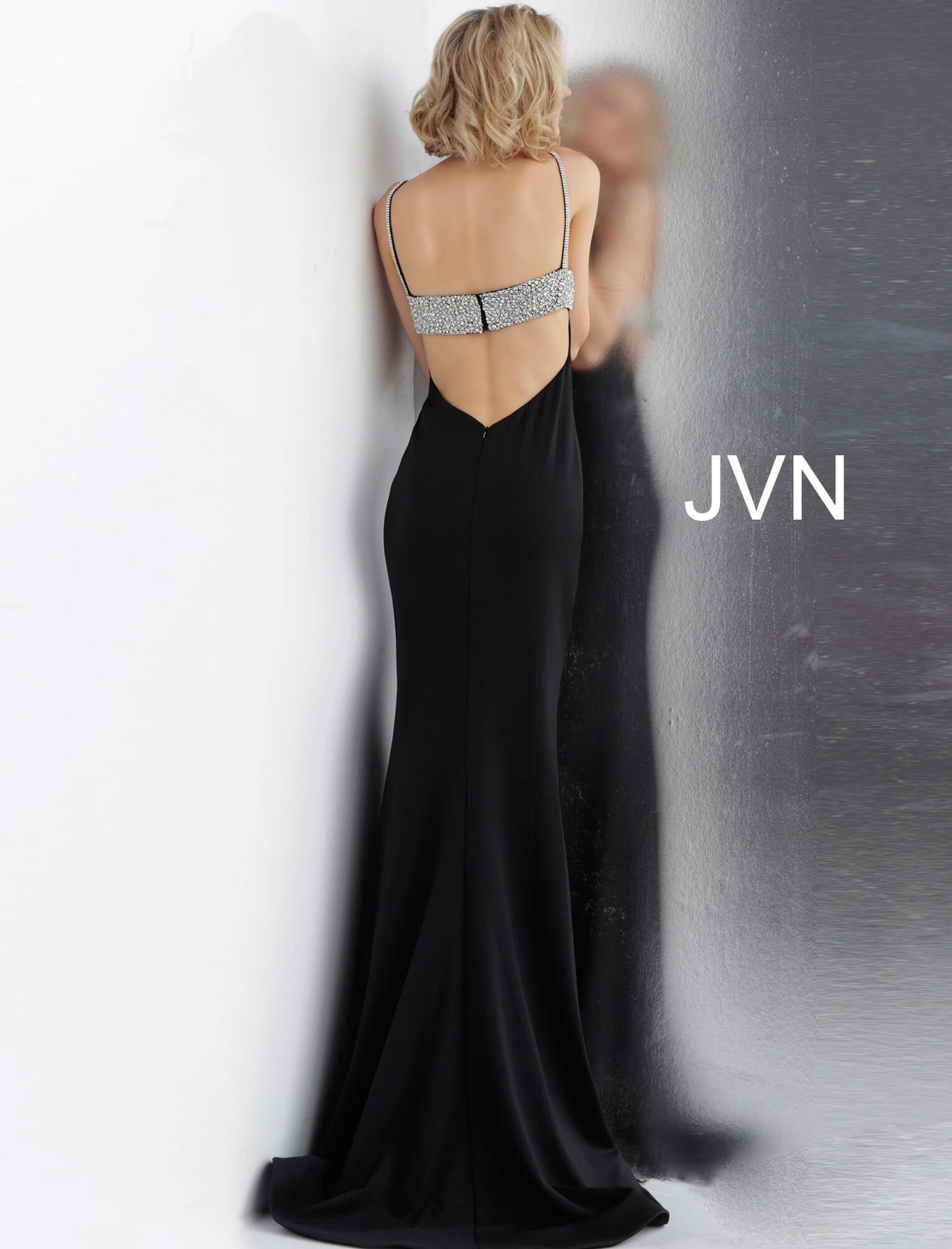 JVN By Jovani Long Formal Evening Prom Dress JVN68318 - The Dress Outlet Jovani