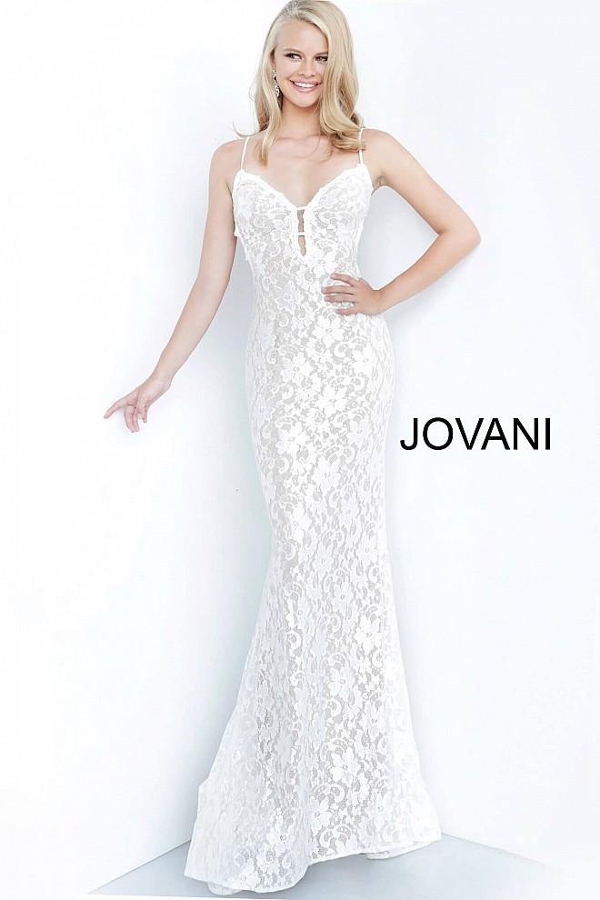 Jovani Long Bridal Dress JVN8082 - The Dress Outlet