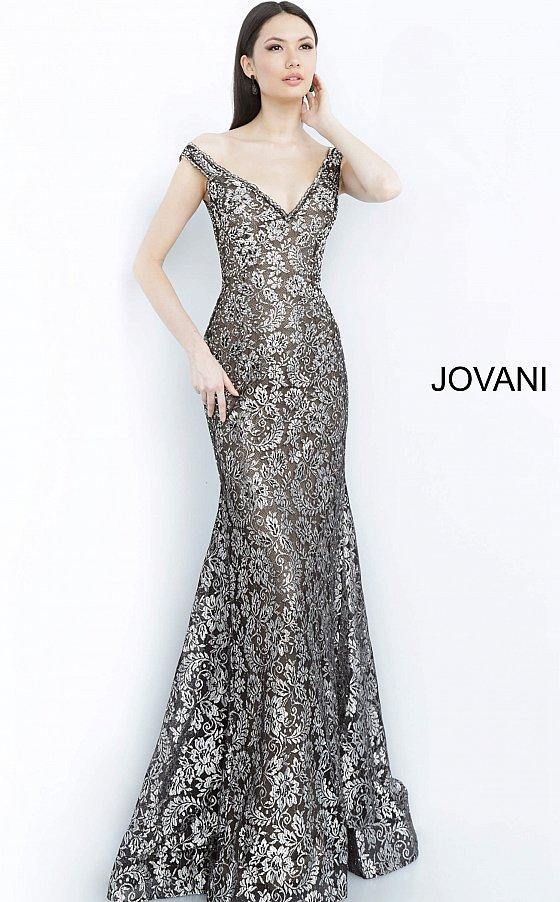 JVN By Jovani Long Prom Dress Formal Gown JVN8083 - The Dress Outlet Jovani