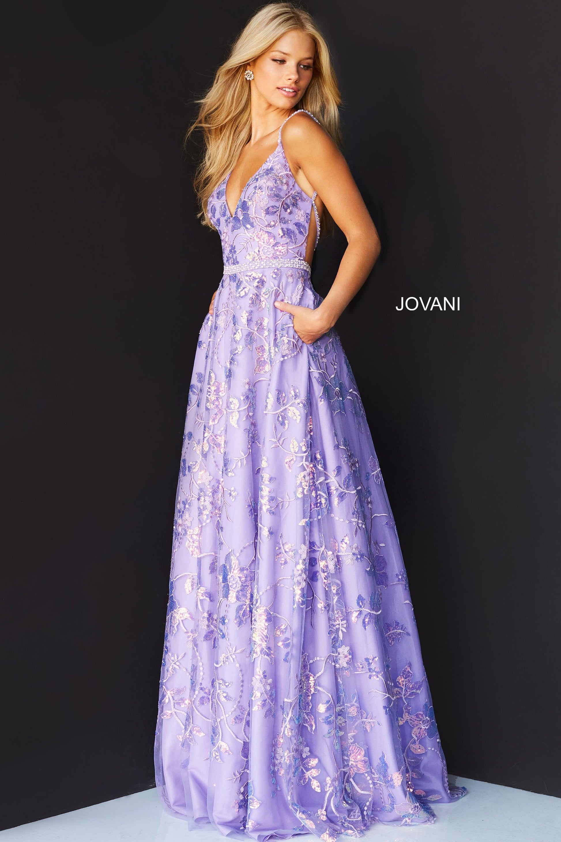 Jovani JVN06814A Lilac 0 Sale