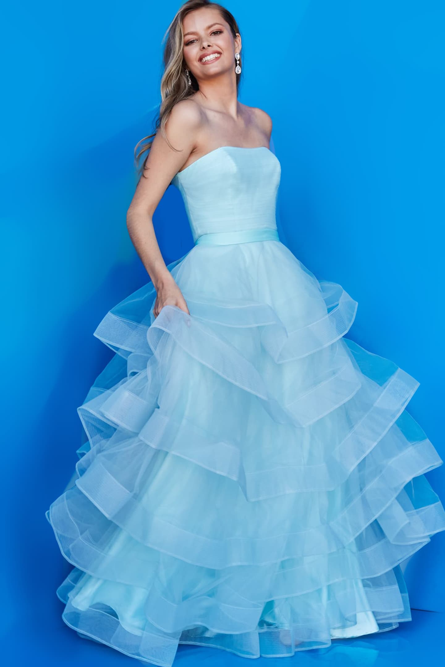 Jovani K02442 Long Ball Gown Sweet 16 Prom Girls Dresses