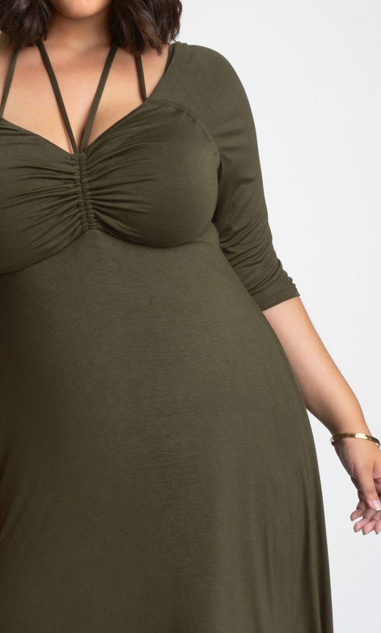Kiyonna Enticing Tie Short Dress