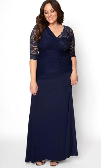 Evening Long Plus Size Gown | Dress Outlet – The Dress Outlet