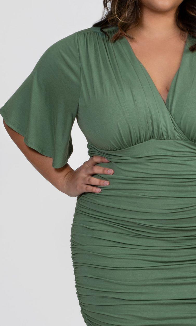 Kiyonna Formal Ruched Dress