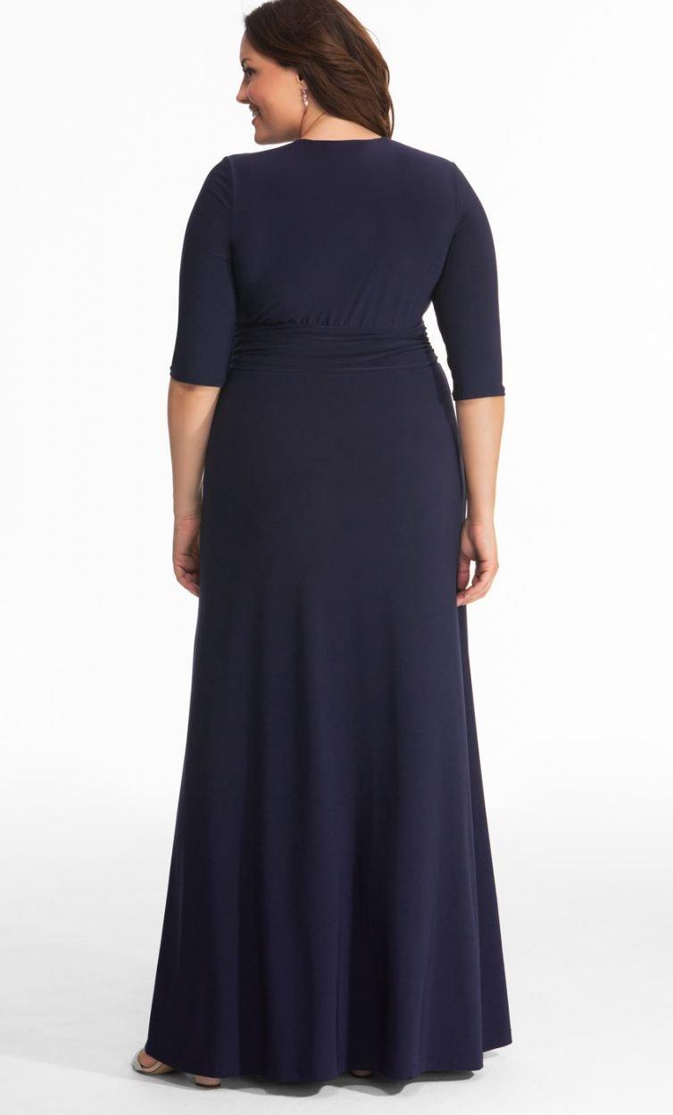 Kiyonna Long Formal Dress Plus Size - The Dress Outlet Kiyonna