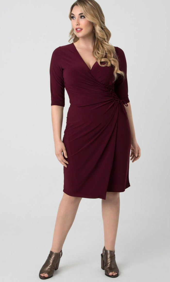 Kiyonna Plus Size Short Cocktail Dress - The Dress Outlet Kiyonna