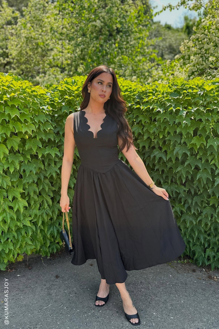 Cocktail Dresses A Line Short Midi Cocktail Dress Flying Tomato ID22378 Black