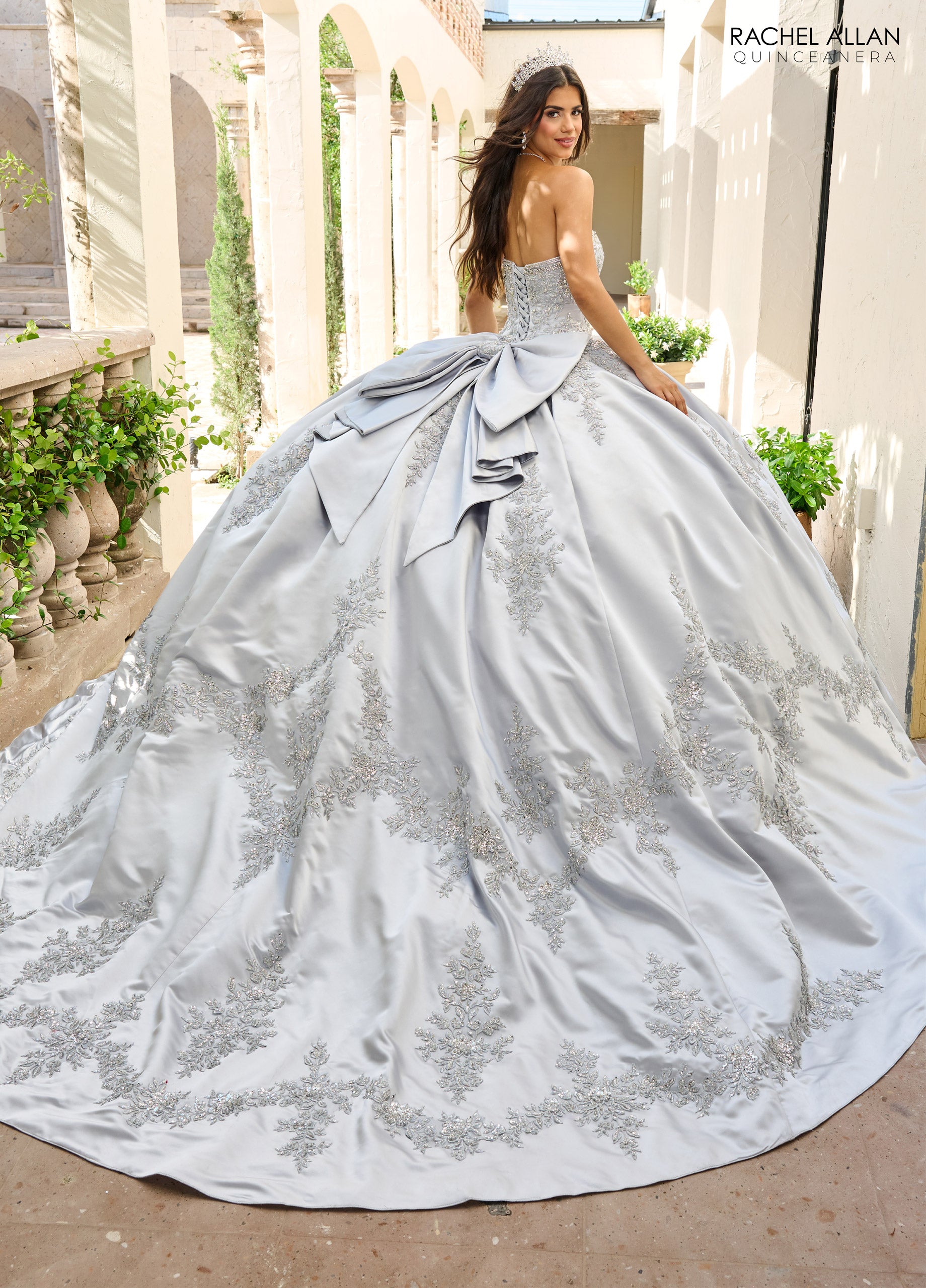 Rachel Allan RQ2217 Beaded Ball Gown Long Quinceanera Dress
