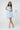 Lace Embellished Bodice Chiffon Short Dress - The Dress Outlet Elizabeth K