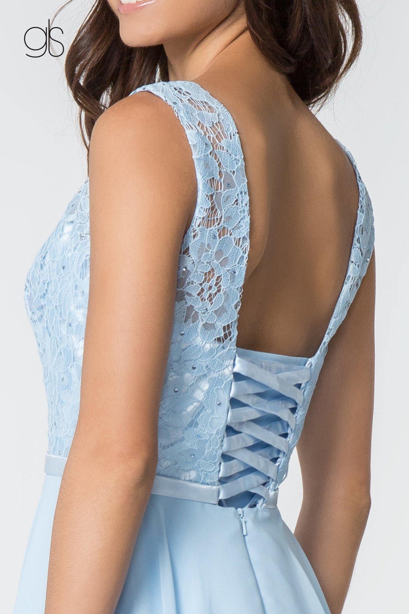 sachin and babi light blue dress Joseph Ribkoff main image 0
