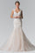 Lace Embellished Long Mermaid Style Wedding Dress - The Dress Outlet Elizabeth K