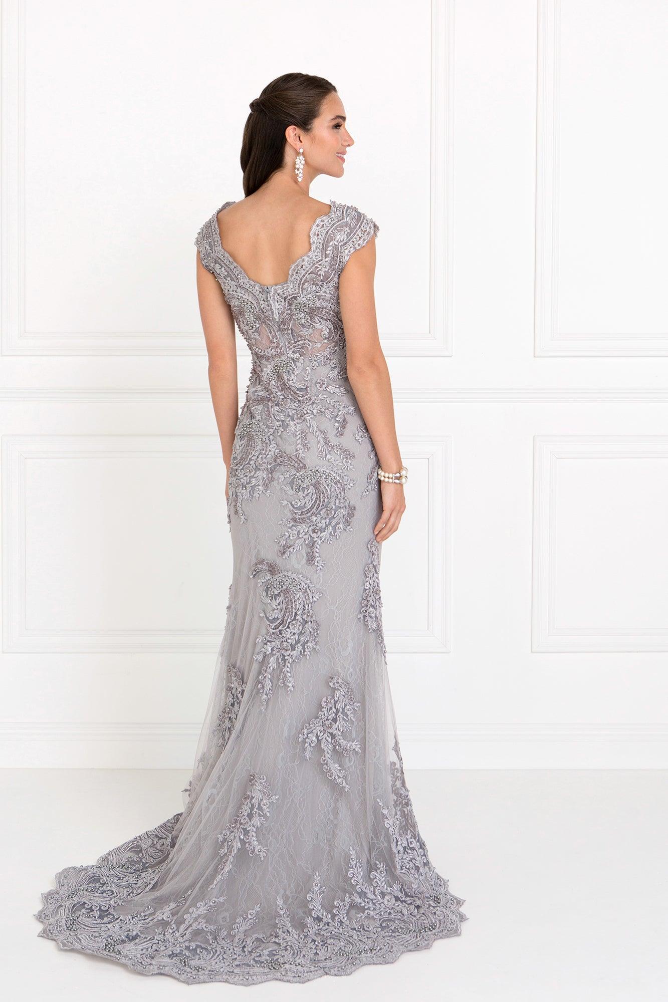 Lace Mermaid Long Prom Formal Dress