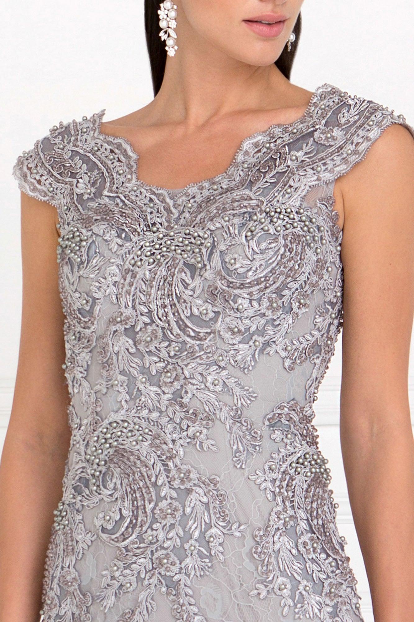 Lace Mermaid Long Prom Formal Dress