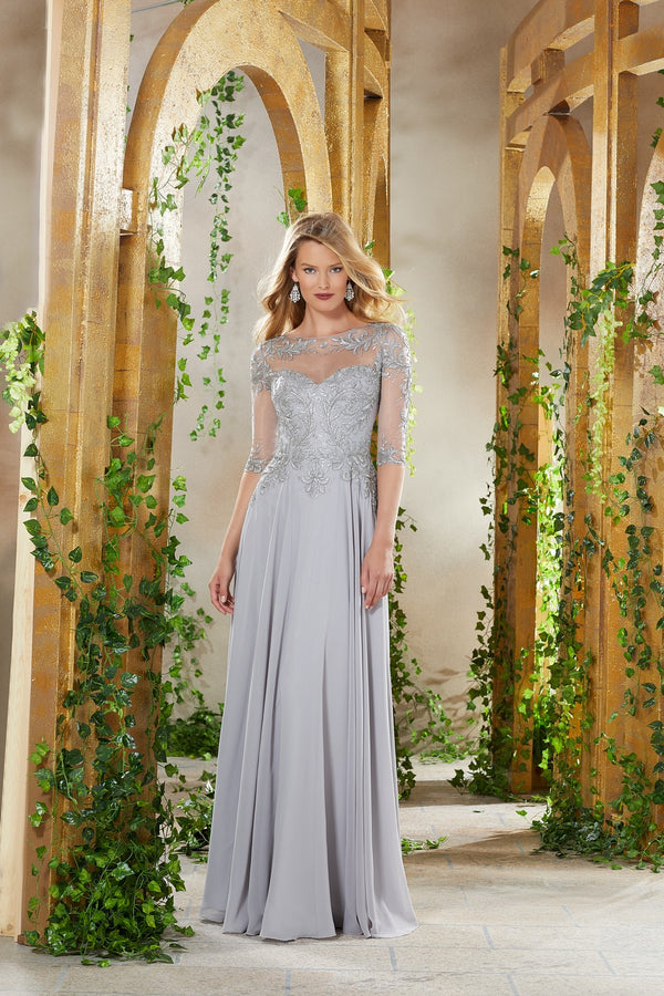 Long Mother of the Bride Formal Dress MGNY 71908