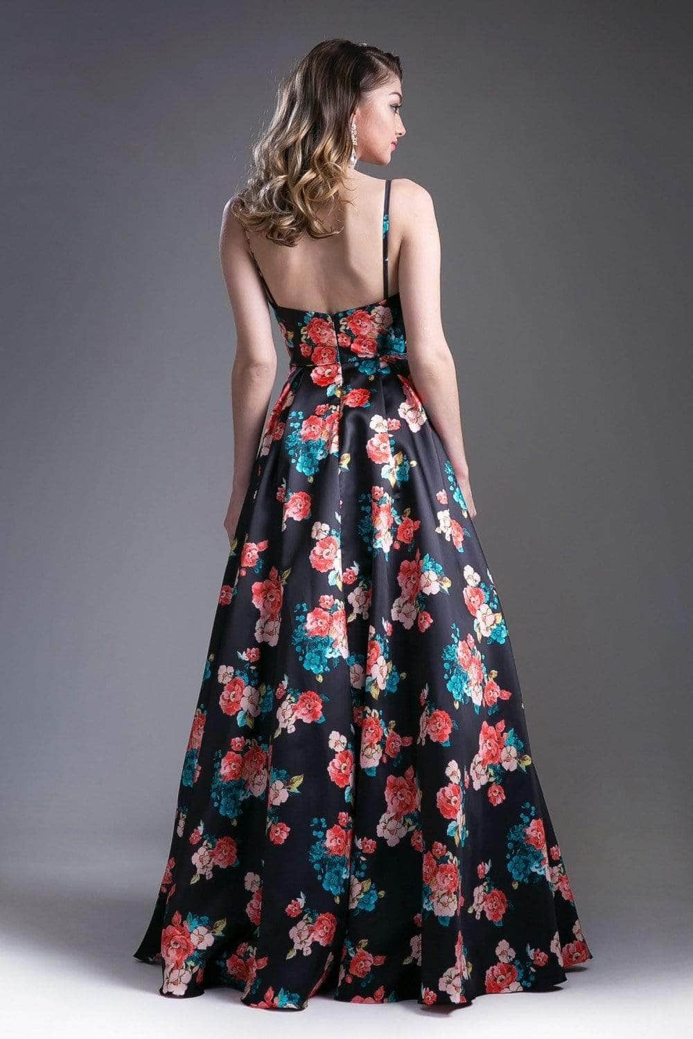 Sweetheart Floor-Length Satin Evening A-Line LaDivine 13103