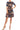 London Times Abstract Floral Printed A-Line Dress - The Dress Outlet