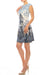London Times Paisley Print Textured Shift Dress - The Dress Outlet