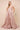 Long A-Line Glitter Knit Prom Dress Rose Gold