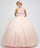 Long Ball Gown Beaded Quinceanera Dress - The Dress Outlet