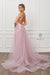Long Blush Gown Prom Dress - The Dress Outlet