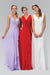 Long Bridesmaid Formal Chiffon Dress - The Dress Outlet Elizabeth K