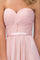 Long Bridesmaid Sweetheart Chiffon Formal Dress - The Dress Outlet Elizabeth K