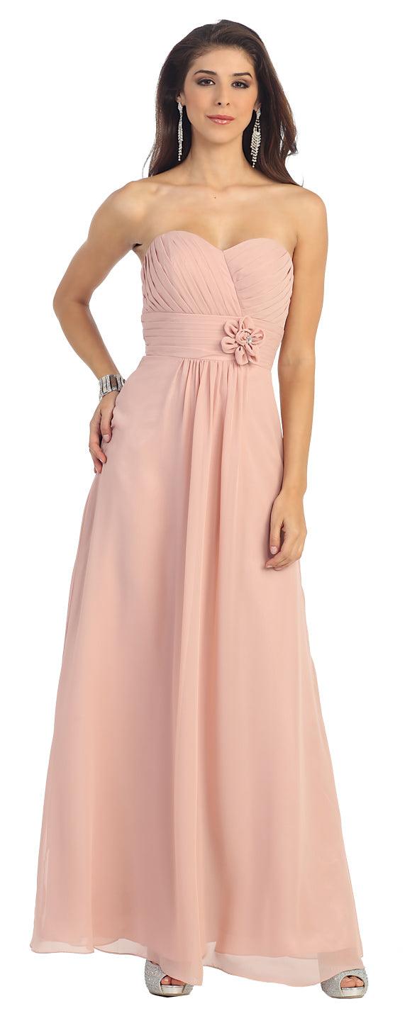 Long Bridesmaids Dress Plus Size Formal