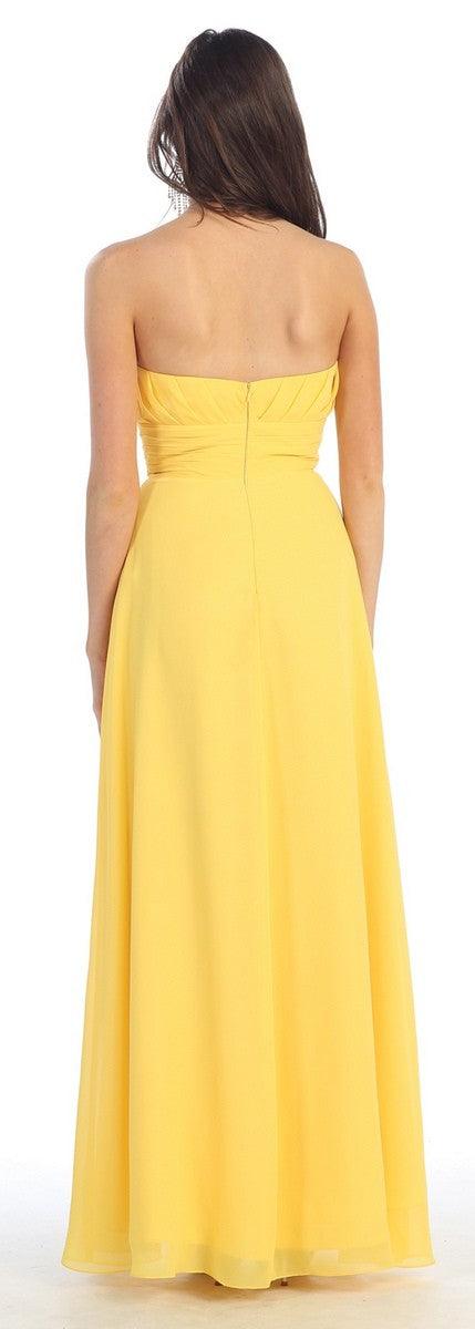 Long Bridesmaids Dress Plus Size Formal - The Dress Outlet May Queen