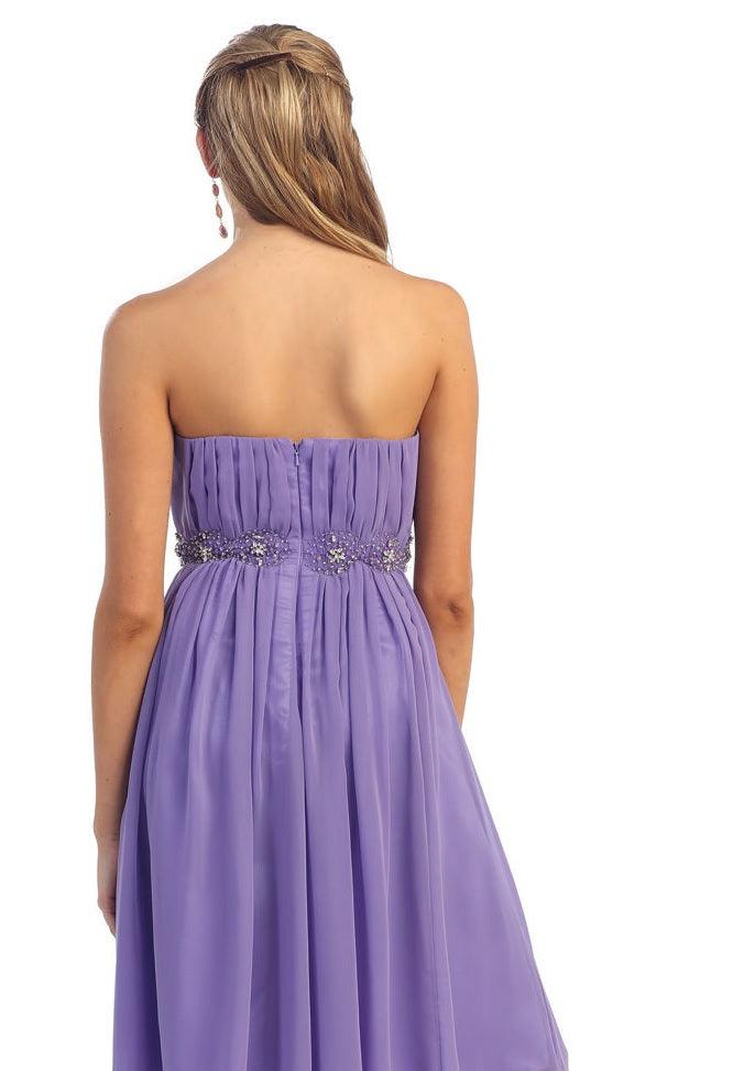 Long Bridesmaids Dress Plus Size Prom Formal - The Dress Outlet May Queen