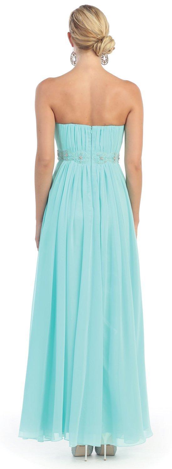 Long Bridesmaids Dress Plus Size Prom Formal - The Dress Outlet May Queen