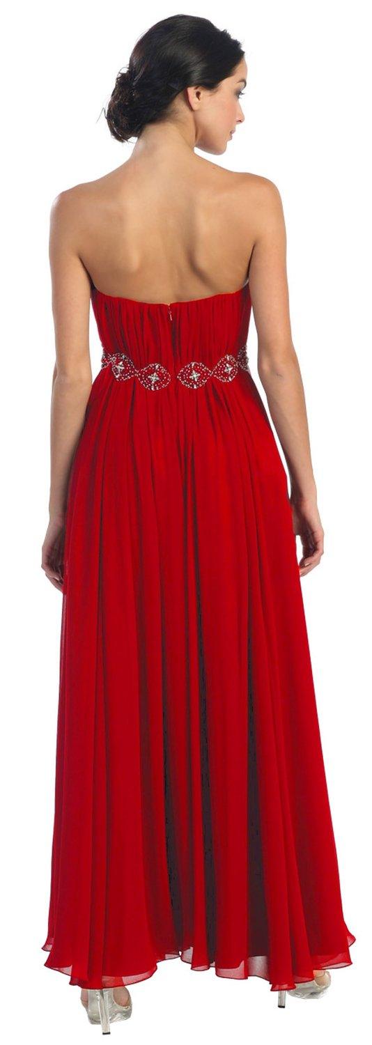 Long Bridesmaids Dress Plus Size Prom Formal - The Dress Outlet May Queen