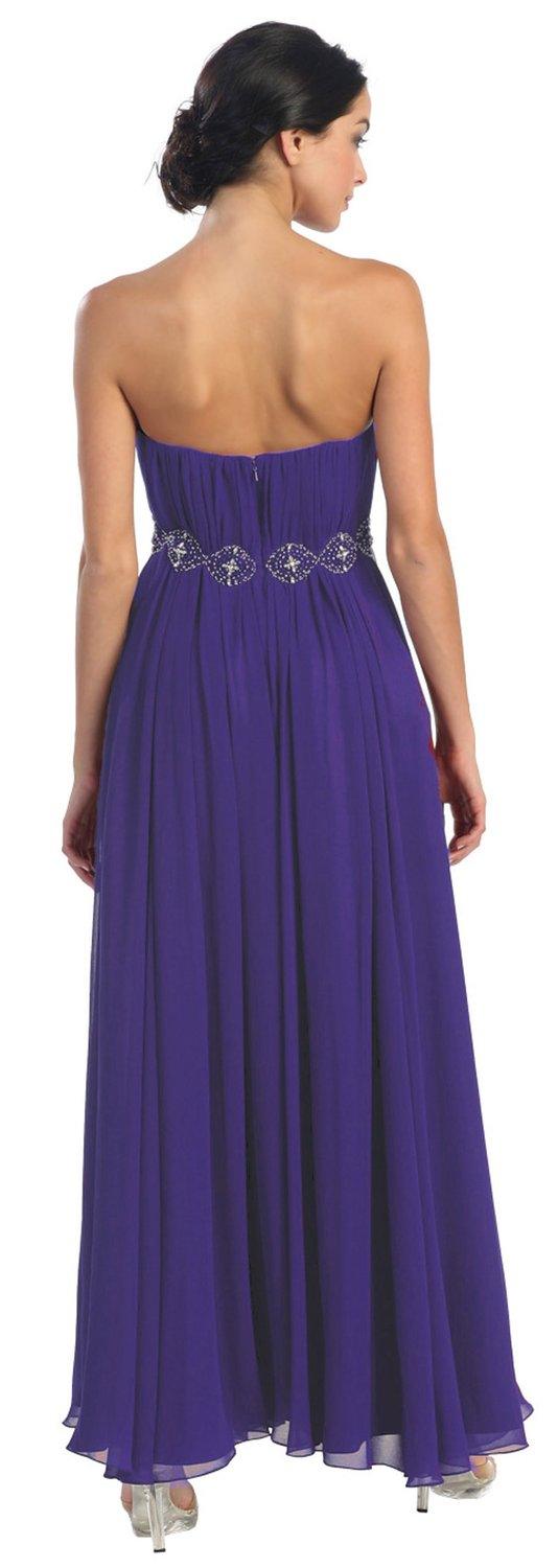 Long Bridesmaids Dress Plus Size Prom Formal - The Dress Outlet May Queen
