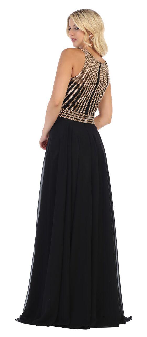 Long Chiffon Prom Dress Formal Gown - The Dress Outlet May Queen