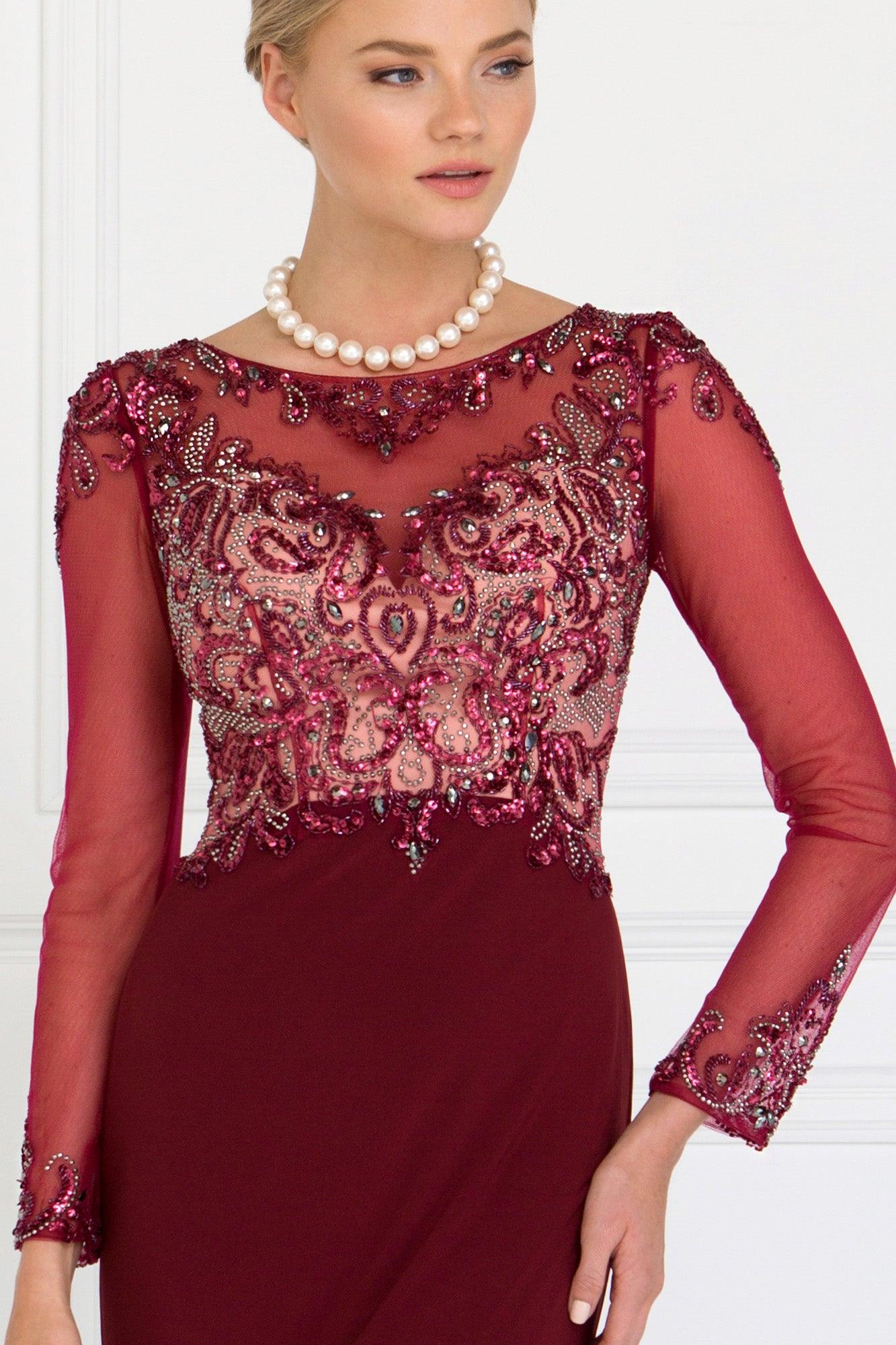 Long Evening Gown Mother of the Bride Dress