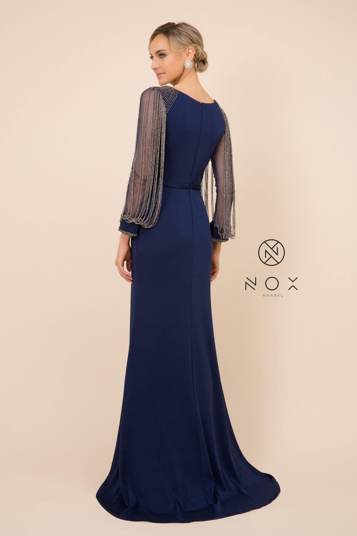 Long Fitted Prom Dress Formal - The Dress Outlet Nox Anabel