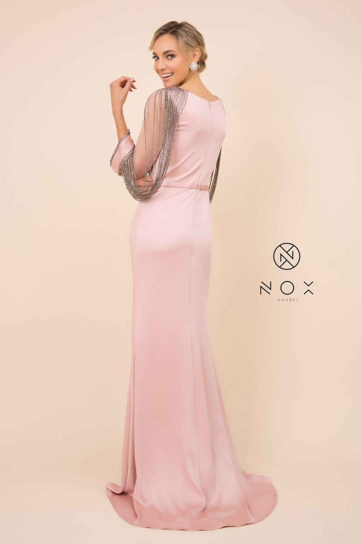 Long Fitted Prom Dress Formal