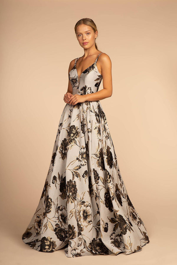 Long Floral Prom Dress Sale