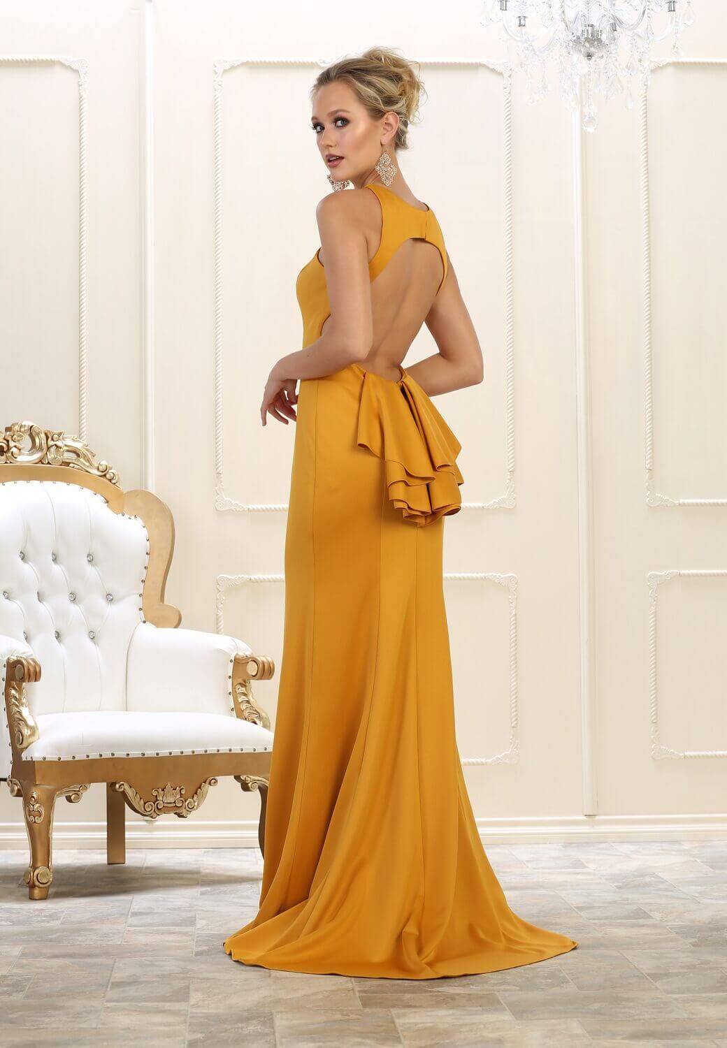 Long Formal Bridesmaids Dress Evening Homecoming Gown - The Dress Outlet May Queen