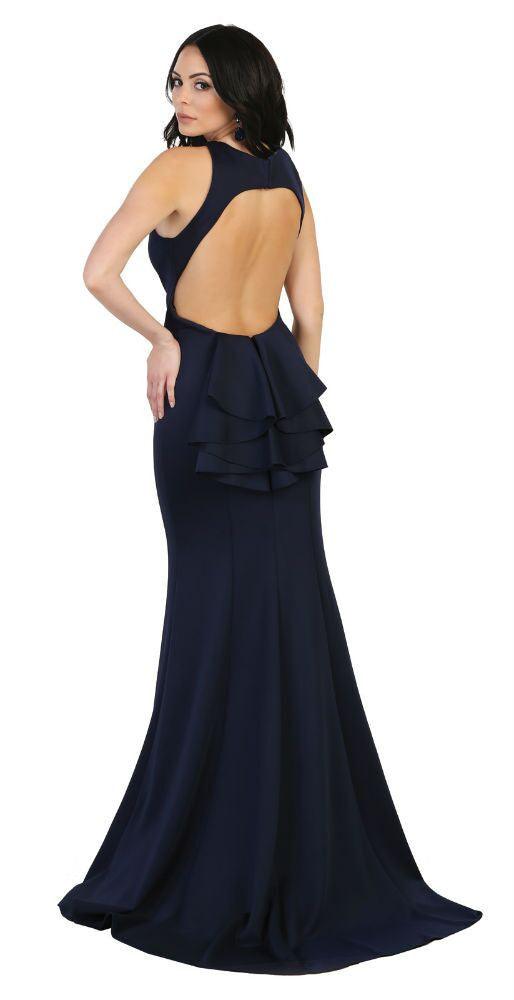 Long Formal Bridesmaids Dress Evening Homecoming Gown - The Dress Outlet May Queen
