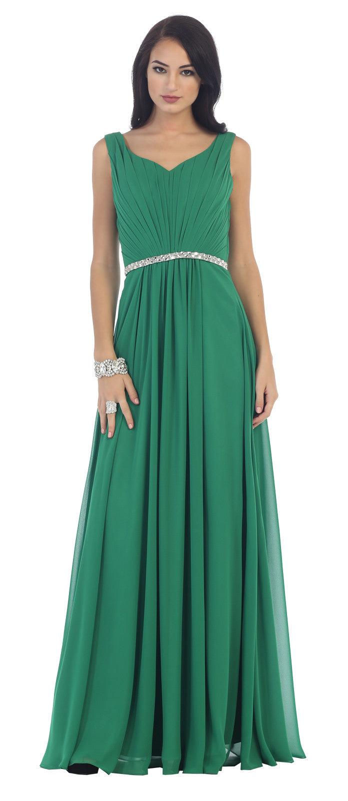 Long Formal Bridesmaids Prom Dress - The Dress Outlet May Queen