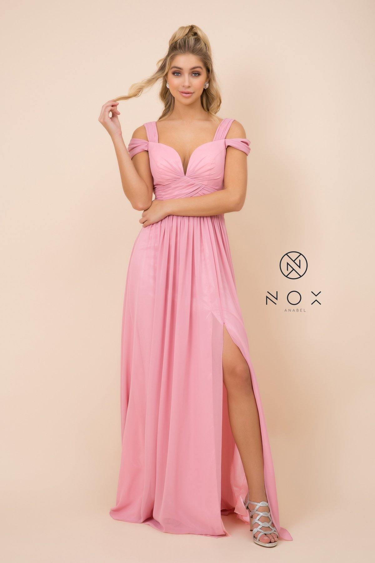 Long Formal Dress Bridesmaid - The Dress Outlet Nox Anabel