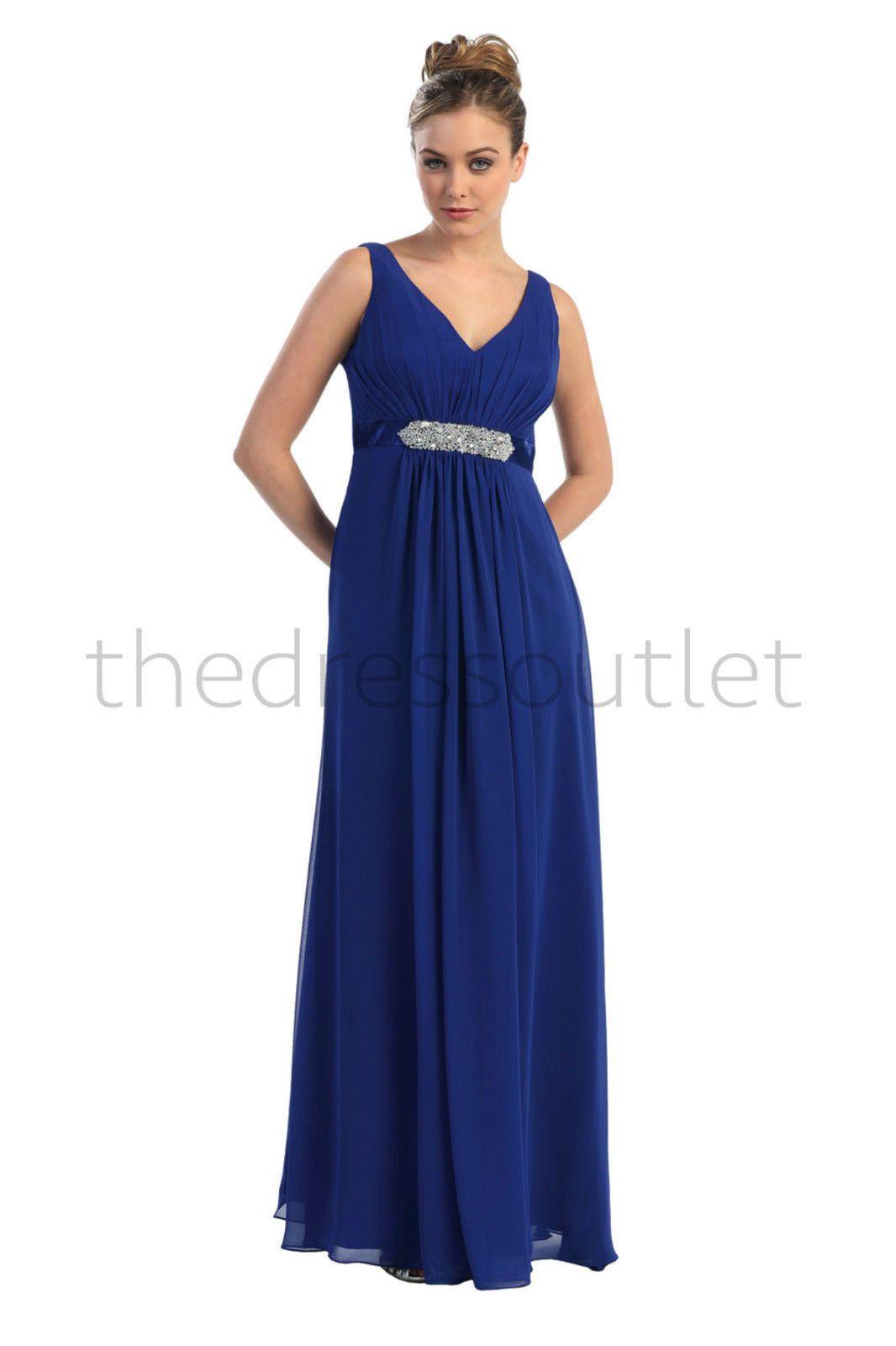 Long Formal Dress Bridesmaids Gown - The Dress Outlet May Queen