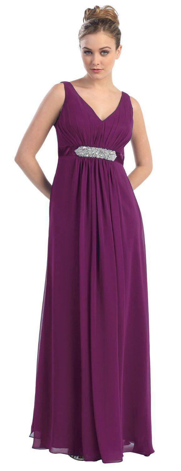 Long Formal Dress Bridesmaids Gown - The Dress Outlet May Queen