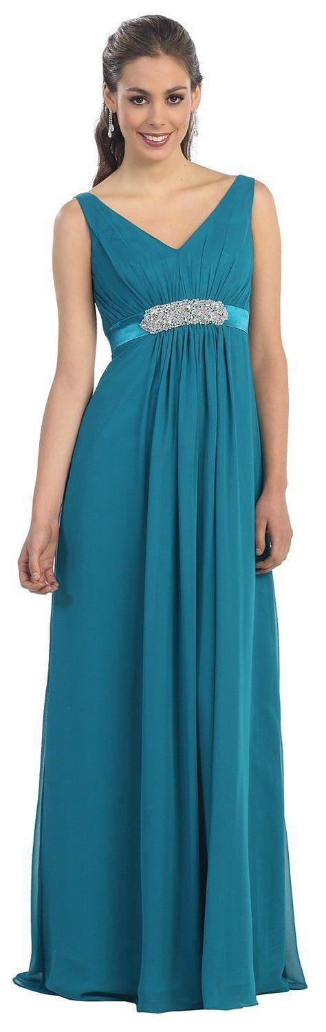 Long Formal Dress Bridesmaids Gown - The Dress Outlet May Queen
