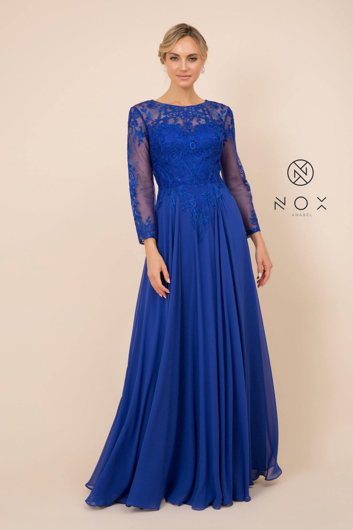 Steel Long Formal Dress Evening Gown Steel