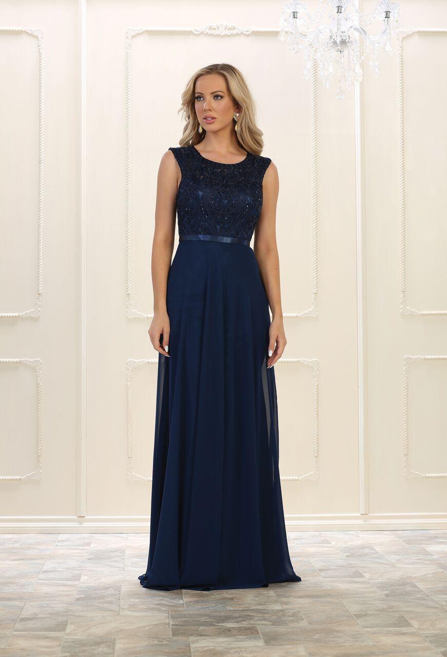 Long Formal Dress Evening Party Gown - The Dress Outlet May Queen